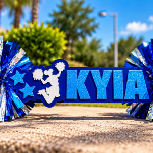 Personalized Cheer Stick – Custom Name & Team Colors